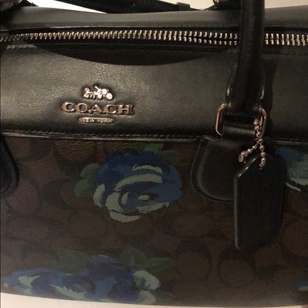 COACH Rowan Floral Satchel & Wallet - Picture 7 of 13